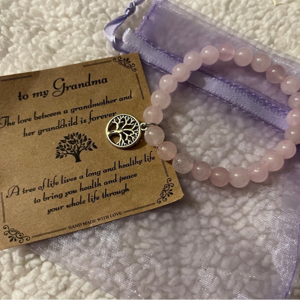 Grandma's Pink Tree of Life Bracelet!